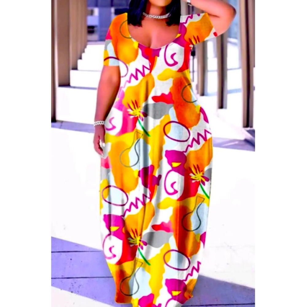 Floral Garden Maxi Dress
